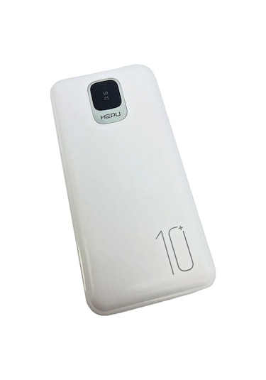 Hepu Hp-965 All İn One 10000 Mah Çoklu Kablolu Powerbank Beyaz