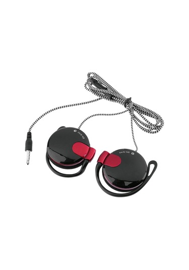 Mufunye 3,5 Mm Kablolu Oyun Kulaklığı Kulak Üstü Spor Kulaklıkları Kulak Kancalı Müzik Kulaklıkları Mikrofon