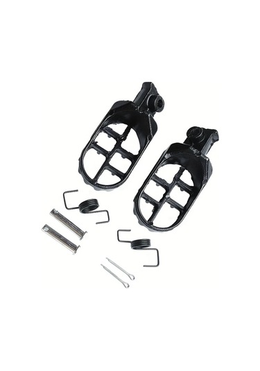 Chuangyinshop Siyah Dirt Bike Için Ayak Pedalları Crf50 Crf70 Crf80 Crf100f Xr50r Motorcycle Ayaklık