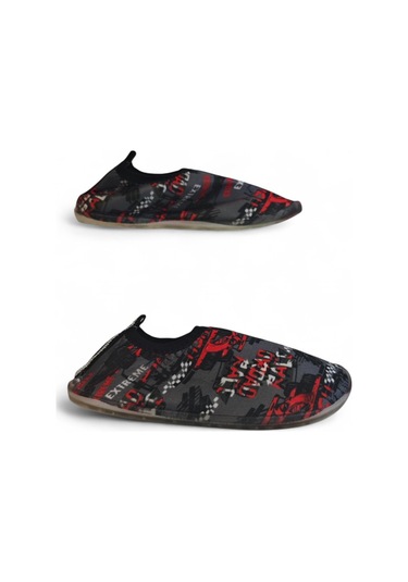 Serabien Ç Siyah-kırmızı Sörf Havuz Plaj Erkek Çocuk Deniz Ayakkabısı Siyah