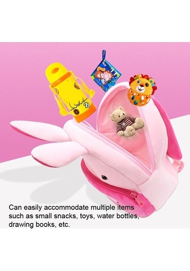 Hayvanat Bahçesi Serisi Peluş Çocuk Okul Çantası Tüylü Köpek Bjro6b Diğer