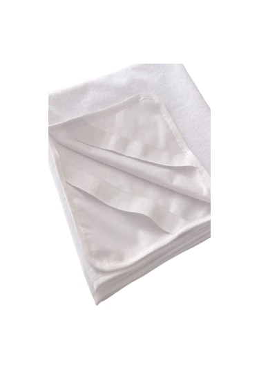 Altın Karma Sıvı Geçirmez Bebek Yatağı Alezi 70x110 Cm Yatak Koruyucu Pamuklu Köşe Lastikli Beyaz