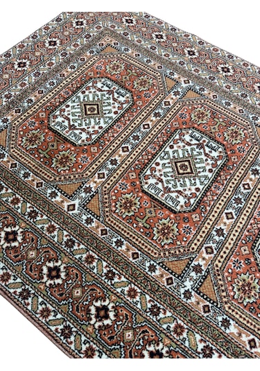 Saray Halı Klasik 412-g 93x192 Az Hatalı Kiremit %100 Yün Halı Kiremit