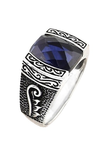 Taja Erkek Yüzük Gümüş 925 Modern Tasarım 47057