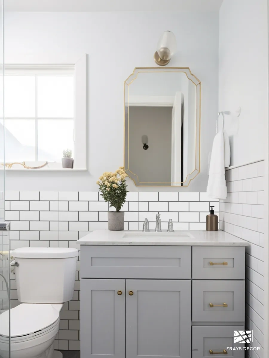 Frays Decor Banyo Ve Mutfak İçin Kendinden Yapışkanlı Duvar Panelleri 403221428