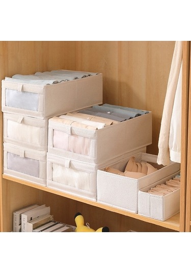 Dancemonkey Cbtx Boyut Xl Şeffaf Pencere Elbise Saklama Kutusu Oxford Kumaş Gardırop Organizatör - Gri 140l