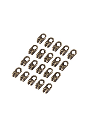 Padalink 20 Adet Kayağaç Ayakabısı İpi Kanca, Alaşım Malzeme, Dayanıklı, Dışarı Ayakkabısı Ve Çanta Askı Bağlantısı İçin, Kiremit Rengi, Dıy El Sanatları Aksesuarı