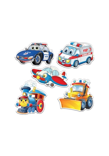 Circle Toys Baby Puzzle Sevimli Araçlar