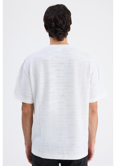 Twn Relaxed Fit Ekru Düz T-shirt 6ec144701626m Çok Renkli