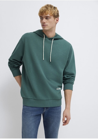 Mavi - Kapüşonlu Yeşil Sweatshirt 0s10534-71930 Yeşil