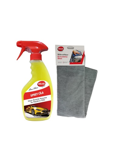 Gojo Hızlı Sprey Cila 750 ML & Gojo Mikrofiber Kurulama Havlusu