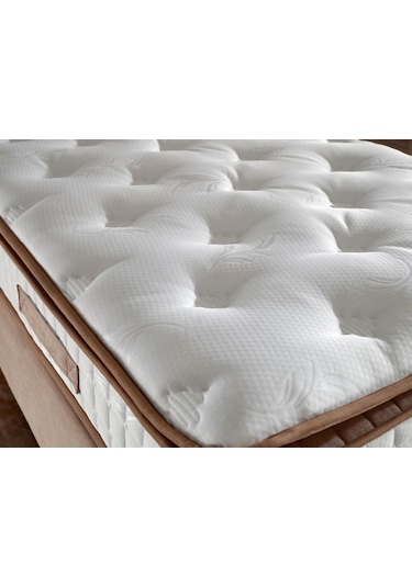 Nironyatak Niron Queen 120X200 Cm Bir Buçuk Kişilik Pedli Lüks Yatak Tam Erg