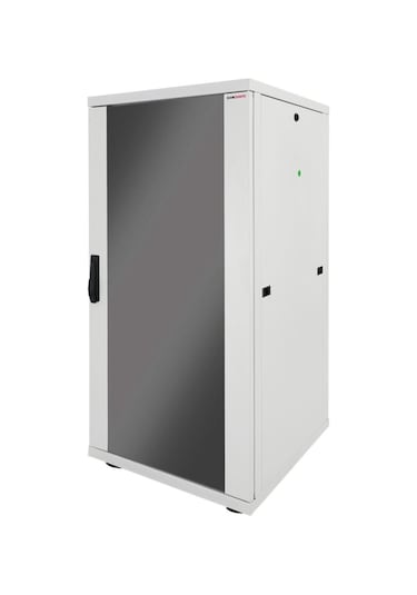 Canovate 26u 600x800mm 19'' Dikili Tip Network Rack Kabinet Gri Flatpack 2 Yıl Üretici Garantili