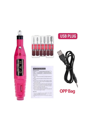 Lulaa Güç Kaynağı Adaptörü Ab Abd Tak Nail Art Şarj Cihazı Elektrikli Tırnak Zımpara Aksesuarları Ac/dc Dönüştürücü Manikür Kaynağı Aracı Kırmızı