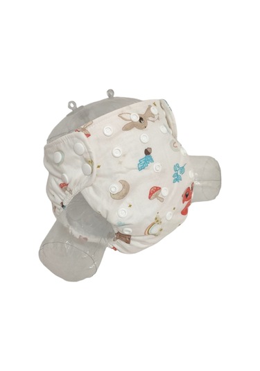 Bezhane Baby Ybb Yıkanabilir Bebek Bezi Cepli Sincap Desen 3kg-12kg Standart