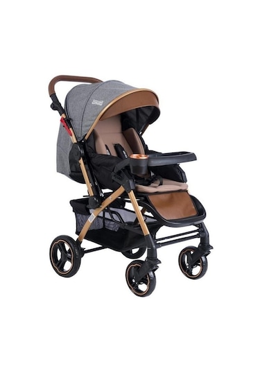 Tommy Baby Tornado Plus Gold Alüminyum Lüx Çift Yönlü Bebek Arabası