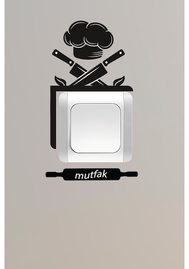Mutfak Priz Sticker