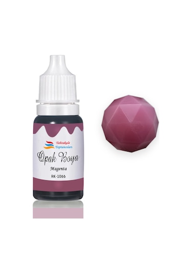 Epoksi Reçine Opak Boya Pigment Opak Epoksi Boyası 20 Ml Magenta - 1066