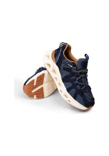 Deery Kadın Hakiki Süet Lacivert Sneaker Ayakkabı - M1128zlcvc01