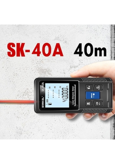 Besthome1 Yüksek Hassasiyetli Lazerli Mesafe Ölçer - 5 Mod, Ip54 Su Geçirmez, 120m Ölçüm