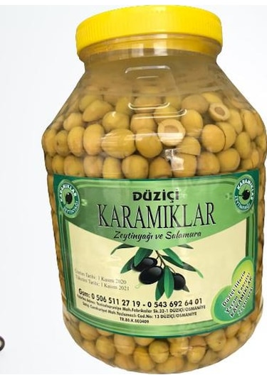 Düziçi Karamıklar Yeşil Kırma Zeytin 5 KG