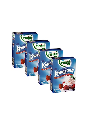 Pınar Krem Şanti Toz 4 x 150 G