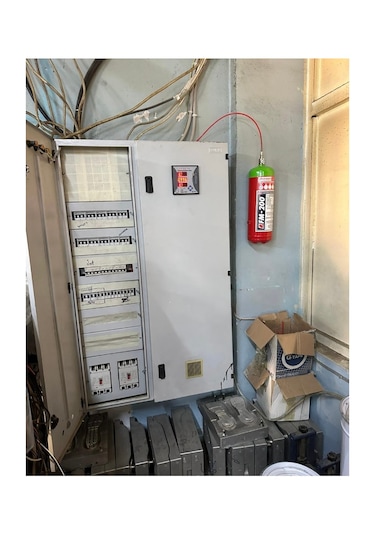 Santral 6 Kg Fm200 Otomatik Pano Söndürme Sistemi Yangın Tüpü Elektrik Panoları Ve Özel Alanlar