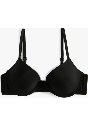 Koton Push Up Sütyen Destekli Dolgulu Balenli Basic Siyah 4wlk10095mk 4WLK10095MK999 Siyah