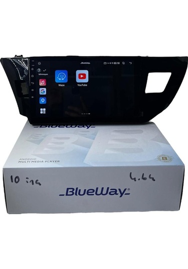 Toyota Corolla 2013-2015 Blueway 4-64 Profesyonel Oem Multimedia 10"