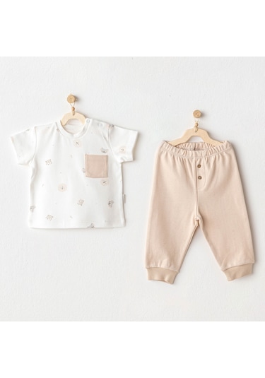 Mayoral Bebek Takım 2 Pcs Set Happy Anımals Beige