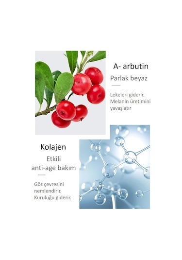 Jomtam Titreşimli Kırmızı Led Masajlı Arbutin Hyalüronik Asitli Polipeptid Göz Kremi 30 G