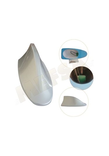 Otoaksesuarcınız Shark Köpek Balığı Balina Anten Üniversal Balık Sırtı Devreli