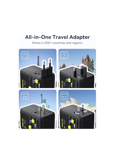 Baseus Enercore 70w Seyahat Adaptörü