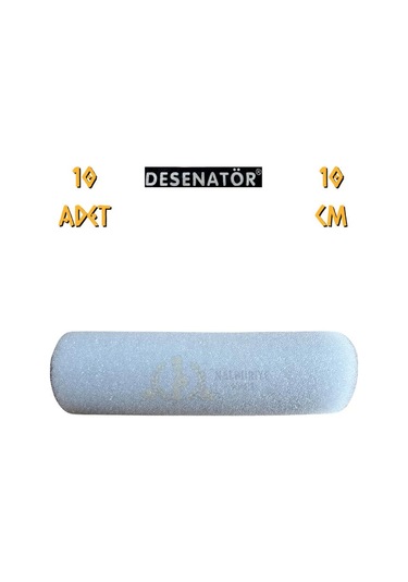 Desenatör Sünger Parmak Rulo Yedek - 10 Cm - 10 Adet