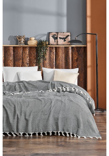 Rebeka Deniz Model Yeşil -çift Kişilik Pike Haki