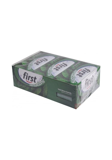 First Sensations Yeşil Nane Aromalı Sakız 12 x 27 G