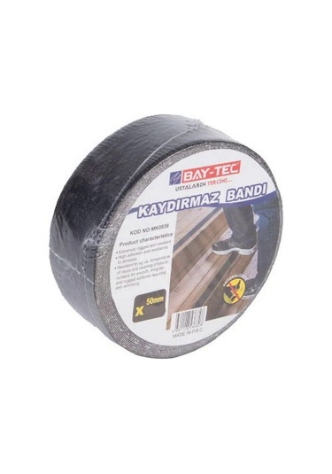 Merdiven Kaydırmaz Bant 50mm X 25mt Siyah Mk0840