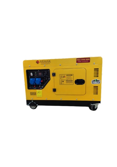 Armak PDA13500MEK 13.7 KVA Dizel Monofaze Kabinli Portatif Jeneratör