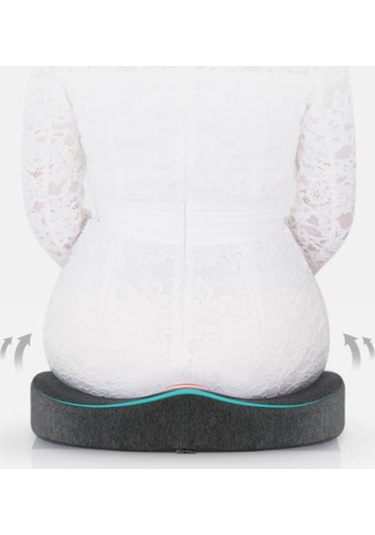 Deva Medikal Visco Posture Oturma Minderi Dik Duruş Yastığı Ortopedik Minder