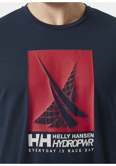 Helly Hansen Hp Race Graphic Erkek T-shirt-27976-lacivert Lacivert