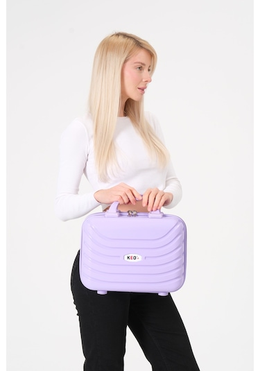Keo-plus Lila Pp Silikon Makyaj Çantası
