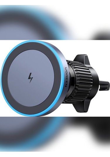 Ugreen 15w Magsafe Kablosuz Araç İçi Manyetik Hızlı Şarj Cihazı