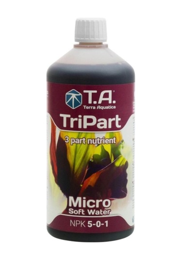 Terra Aquatica Tripart Micro Flora Micro Softwater 1 Litre Bitki Besini 1 Litre