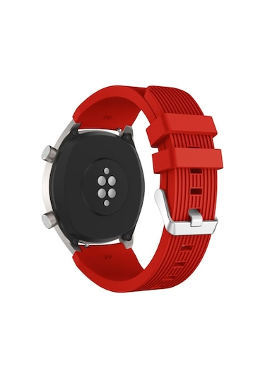 Samsung Galaxy Watch 46Mm Sm-R800 Kordon Kayış Delux Silikon Bhs3