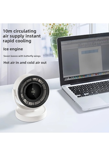 Motion003 Kompakt Usb Masa Fanı Siyah Sessiz Deliksiz Kurulum Pil Ofis Ve Ev İçin İdeal Mutfak Duvar Montajı