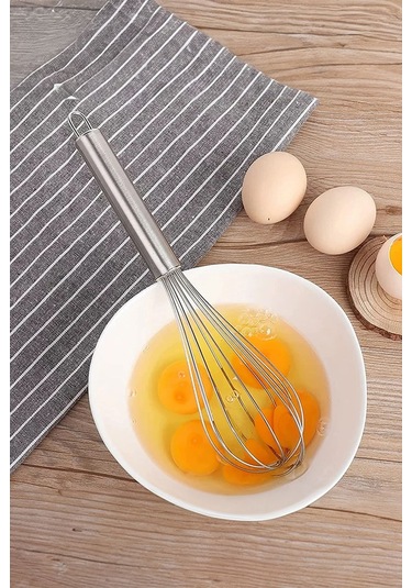 Paslanmaz Çelik Yumurtalık Sos Krema Çırpıcı Sos Karıştırıcı 40 Cm Çelik