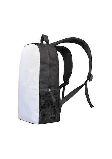 Genç Erkek Kız Polyester Kumaş Çok Renkli Graffiti Sırt Çantası Çiçek Siyah