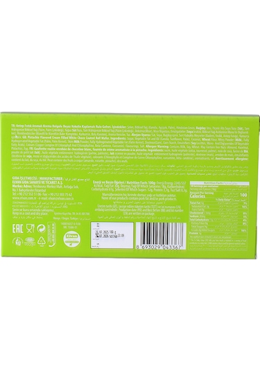 Elvan Dubai Roll Gofret 18 Gr. 10 Adet 1 Kutu