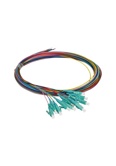 Alfafonet Lc/pc Multimode Loose Buffer Om3 2 Metre Fiber Optik Pigtail 12 Renk