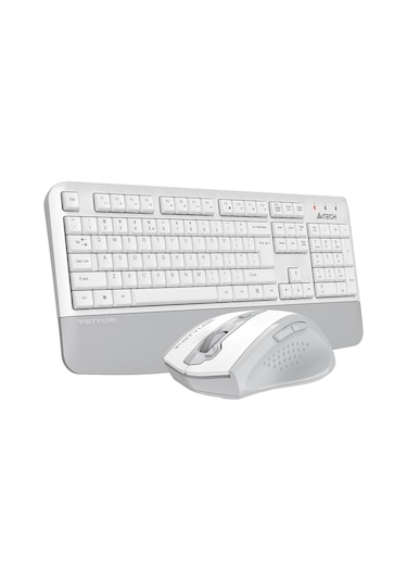 A4tech Fg2500s Plus Kablosuz Q Trk Beyaz Klavye - Mouse Set Optik
